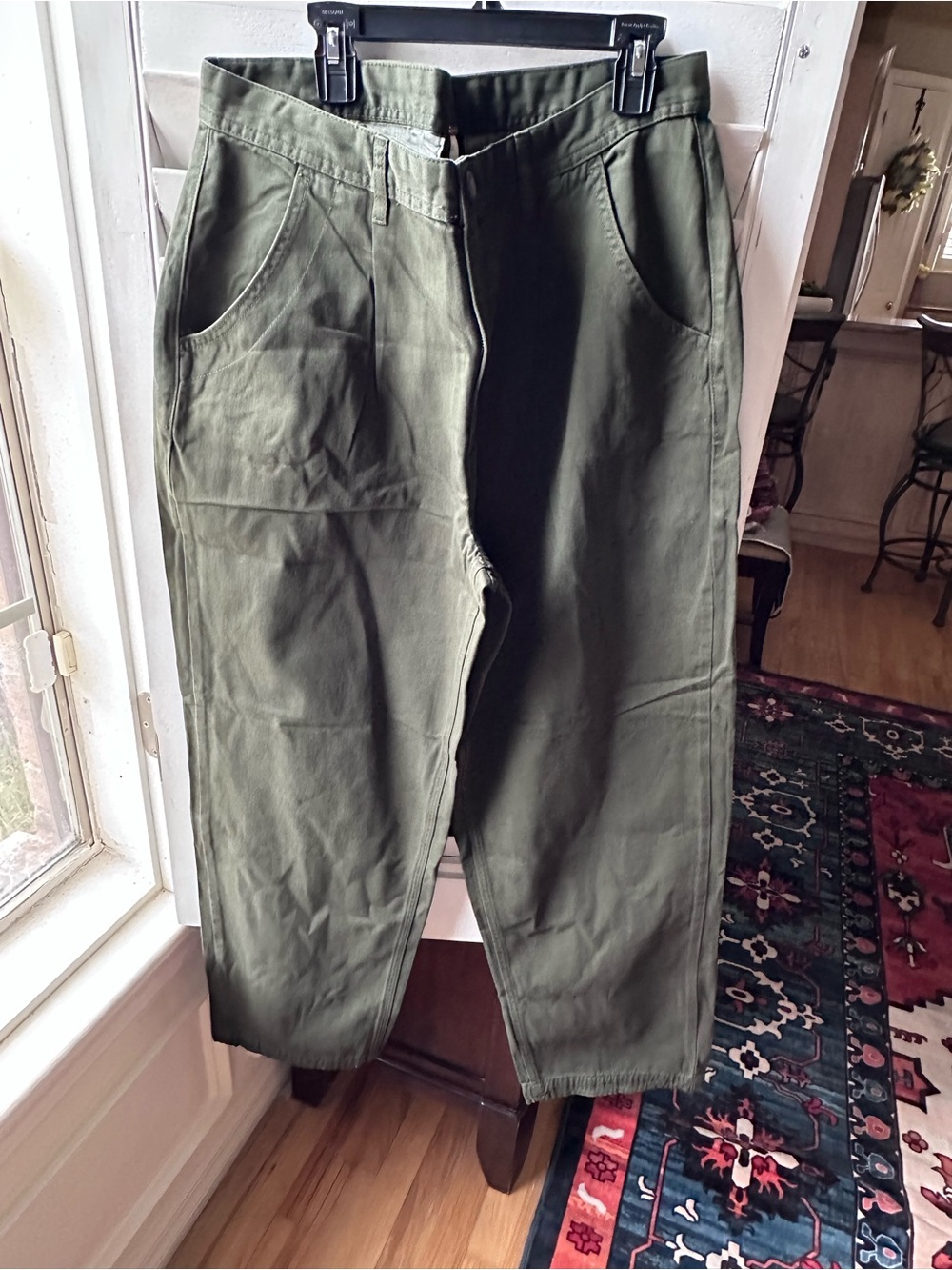 Free People Men's Cargo Pants in Olive